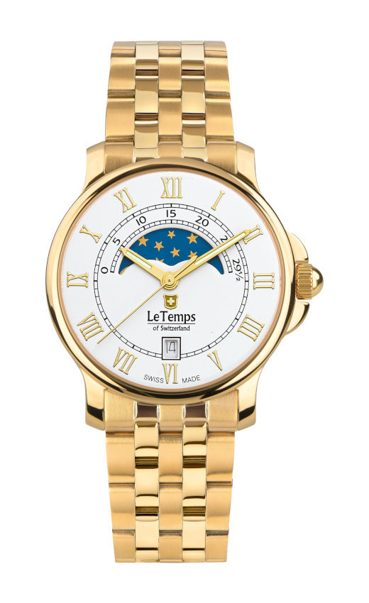 LeTemps ZAFIRA UNISEX SAPHIR QUARZ WATCH 50M