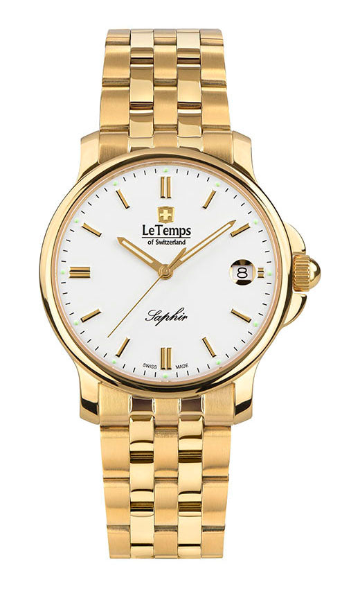 LeTemps ZAFIRA UNISEX SAPHIR QUARZ WATCH 50M