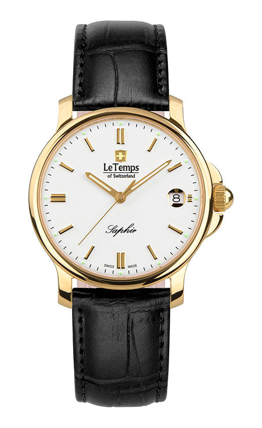 LeTemps ZAFIRA UNISEX SAPHIR QUARZ WATCH 50M
