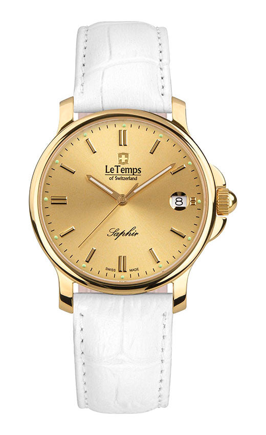 LeTemps ZAFIRA UNISEX SAPHIR QUARZ WATCH 50M