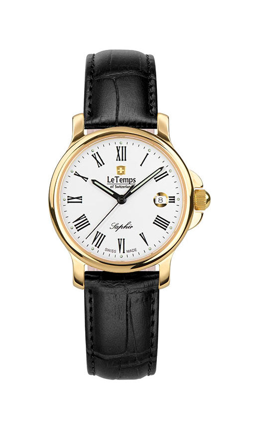 LeTemps ZAFIRA LADY SAPHIR QUARZ WATCH 50M