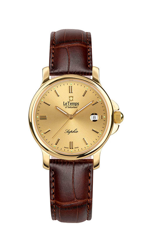 LeTemps ZAFIRA LADY SAPHIR QUARZ WATCH 50M