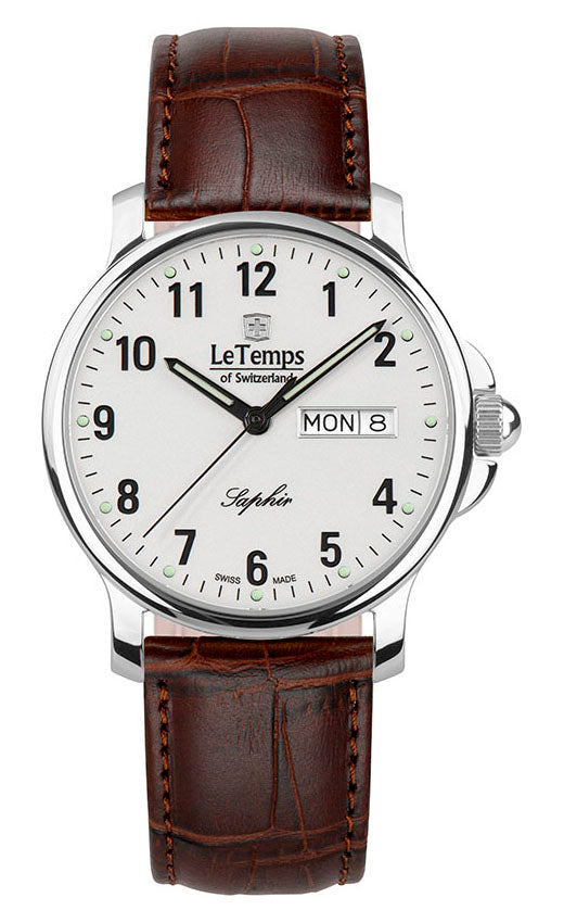 LeTemps ZAFIRA GENT SAPHIR QUARZ WATCH 50M