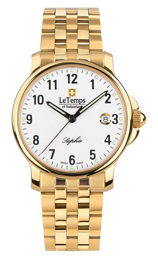 LeTemps ZAFIRA GENT SAPHIR QUARZ WATCH 50M