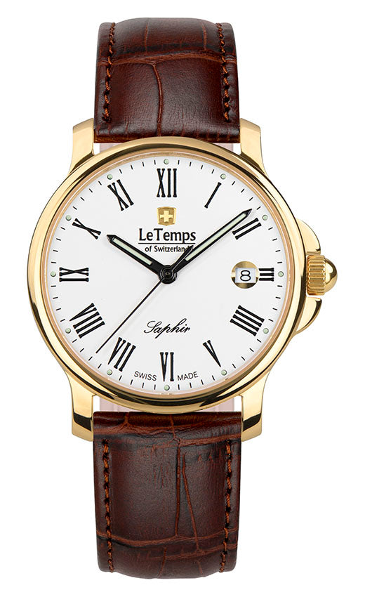 LeTemps ZAFIRA GENT SAPHIR QUARZ WATCH 50M