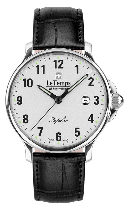 LeTemps ZAFIRA GENT 41 SAPHIR QUARZ WATCH 50M