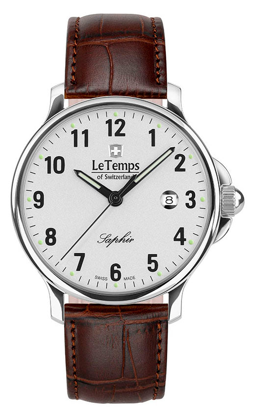LeTemps ZAFIRA GENT 41 SAPHIR QUARZ WATCH 50M