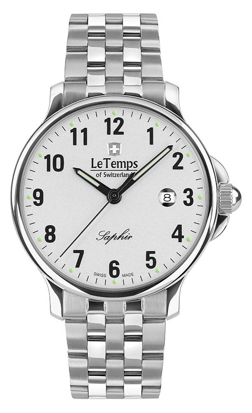 LeTemps ZAFIRA GENT 41 SAPHIR QUARZ WATCH 50M