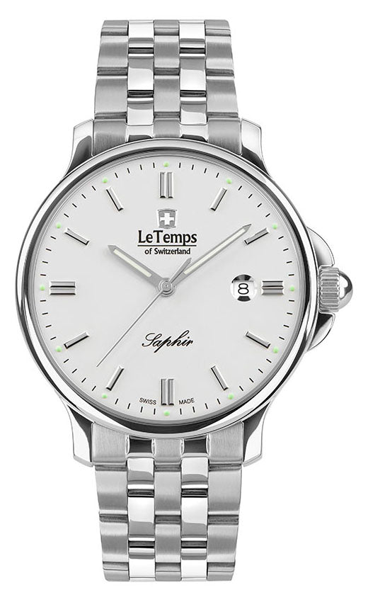 LeTemps ZAFIRA GENT 41 SAPHIR QUARZ WATCH 50M
