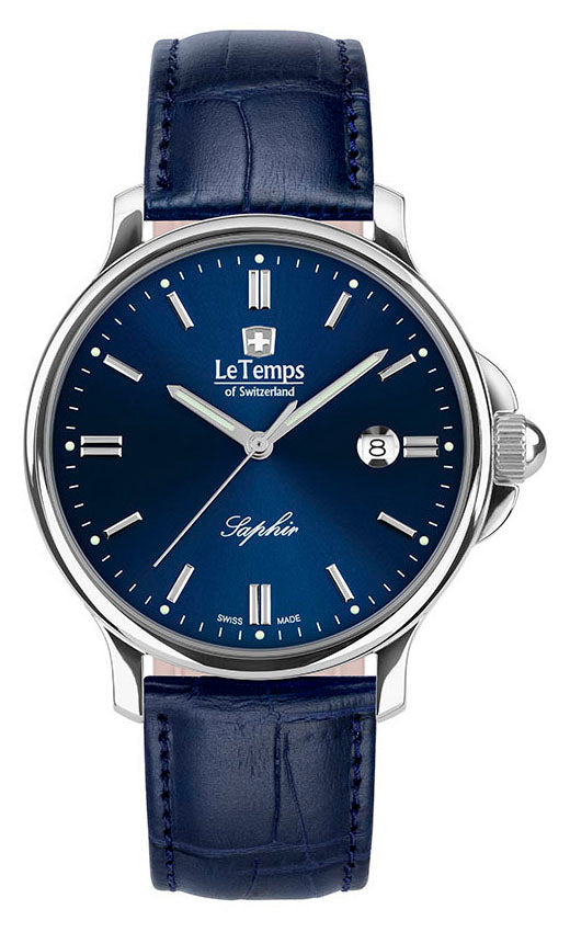 LeTemps ZAFIRA GENT 41 SAPHIR QUARZ WATCH 50M