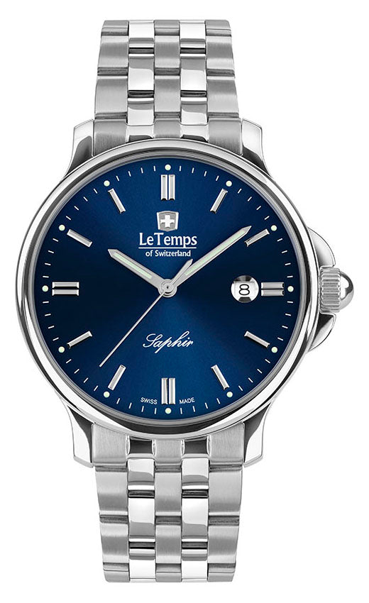 LeTemps ZAFIRA GENT 41 SAPHIR QUARZ WATCH 50M