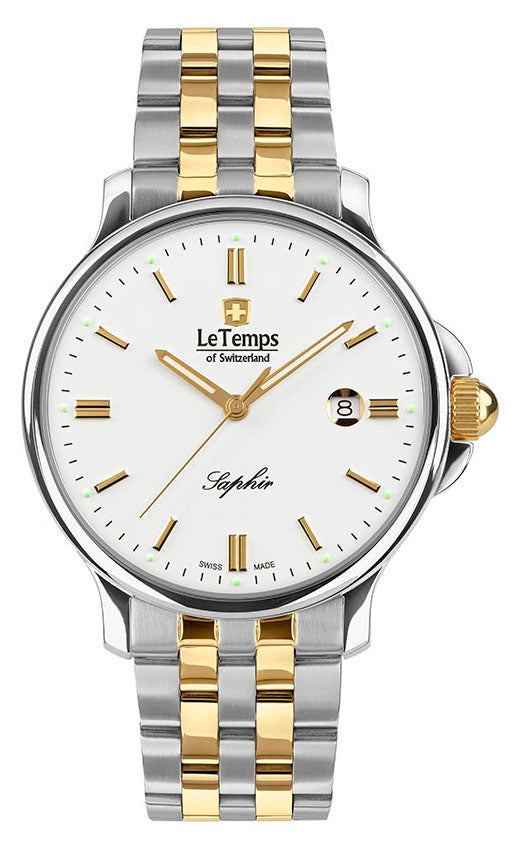 LeTemps ZAFIRA GENT 41 SAPHIR QUARZ WATCH 50M