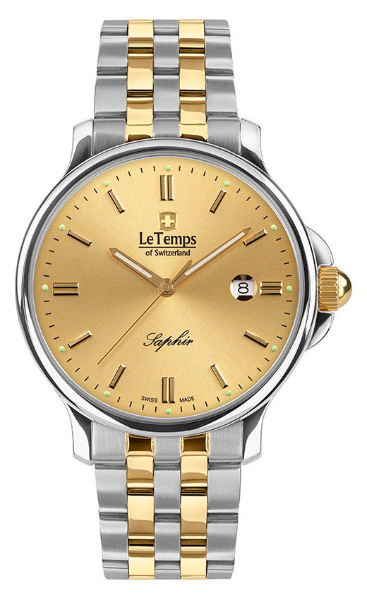 LeTemps ZAFIRA GENT 41 SAPHIR QUARZ WATCH 50M