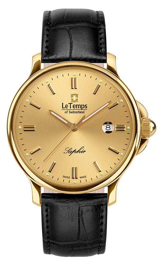LeTemps ZAFIRA GENT 41 SAPHIR QUARZ WATCH 50M