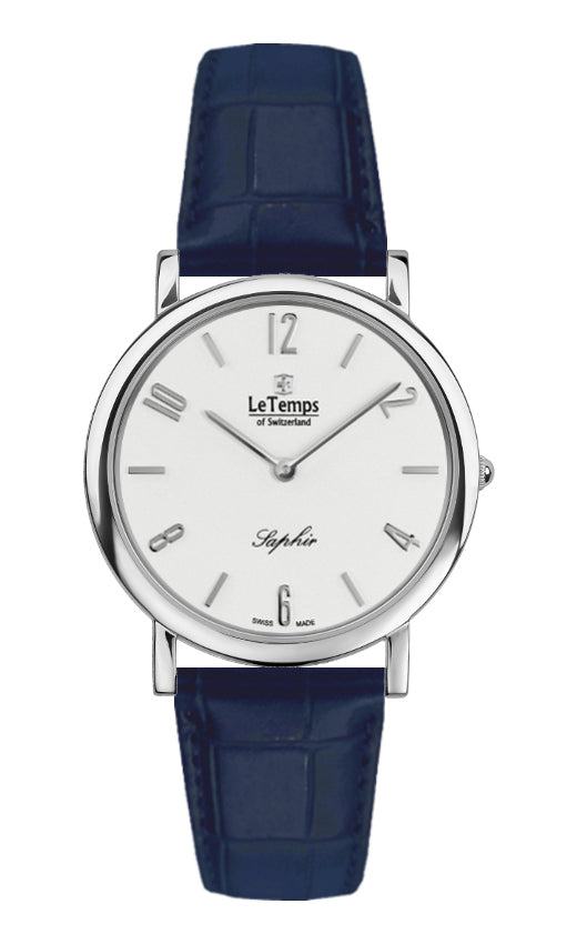 LeTemps ZAFIRA SLIM SAPHIR QUARZ WATCH 30M