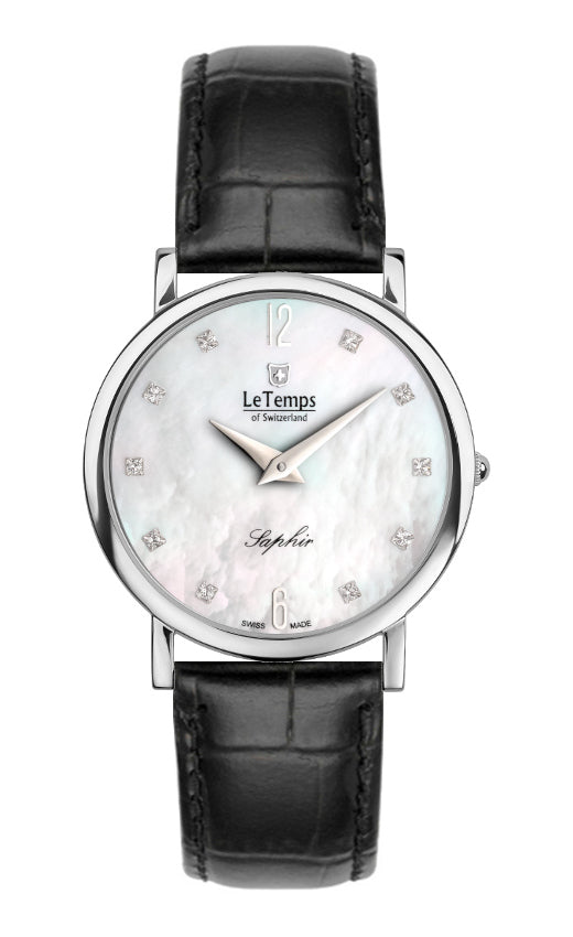 LeTemps ZAFIRA SLIM SAPHIR QUARZ WATCH 30M
