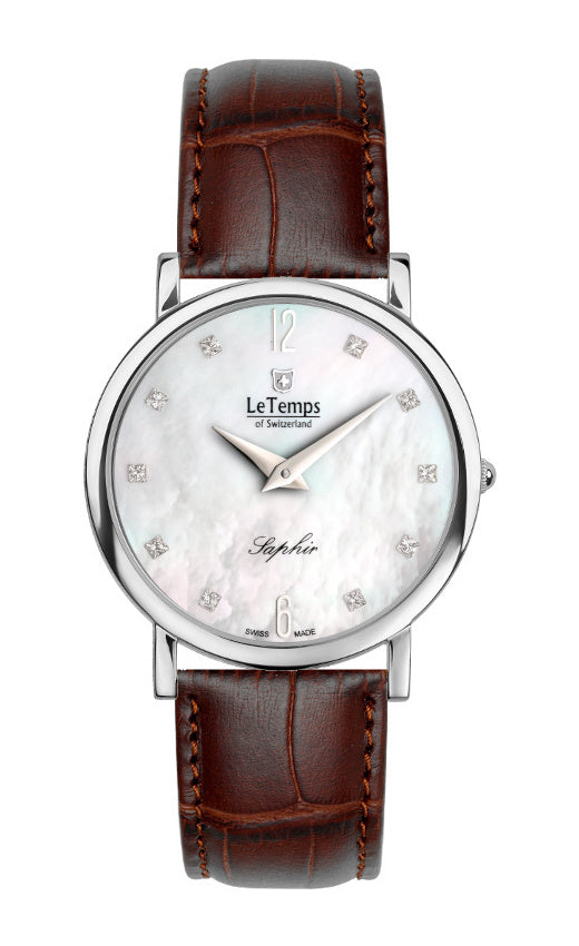 LeTemps ZAFIRA SLIM SAPHIR QUARZ WATCH 30M