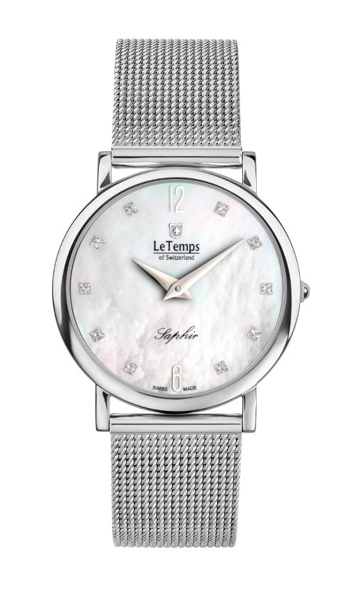 LeTemps ZAFIRA SLIM SAPHIR QUARZ WATCH 30M