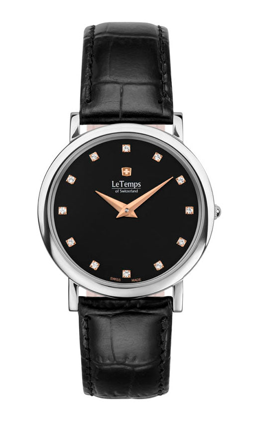 LeTemps ZAFIRA SLIM SAPHIR QUARZ WATCH 30M