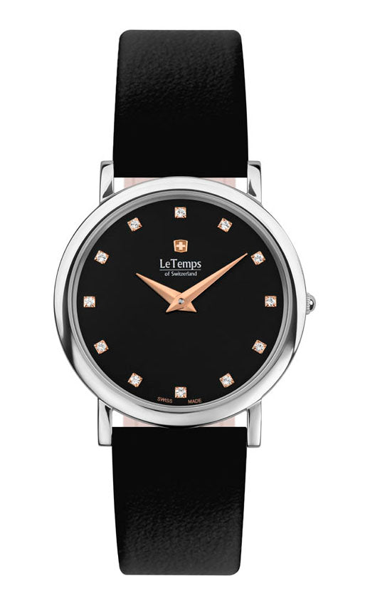 LeTemps ZAFIRA SLIM SAPHIR QUARZ WATCH 30M