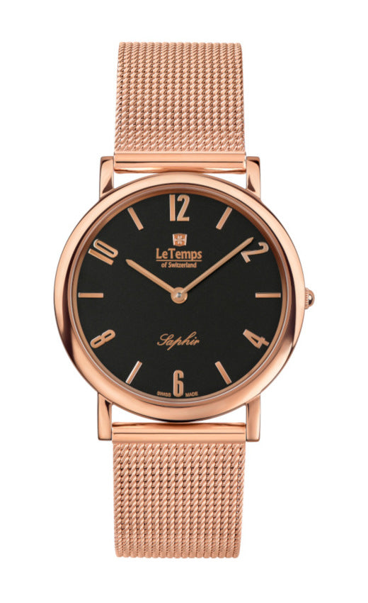 LeTemps ZAFIRA SLIM SAPHIR QUARZ WATCH 30M