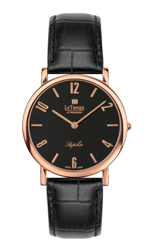 LeTemps ZAFIRA SLIM SAPHIR QUARZ WATCH 30M