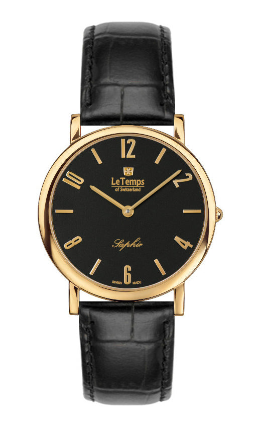 LeTemps ZAFIRA SLIM SAPHIR QUARZ WATCH 30M