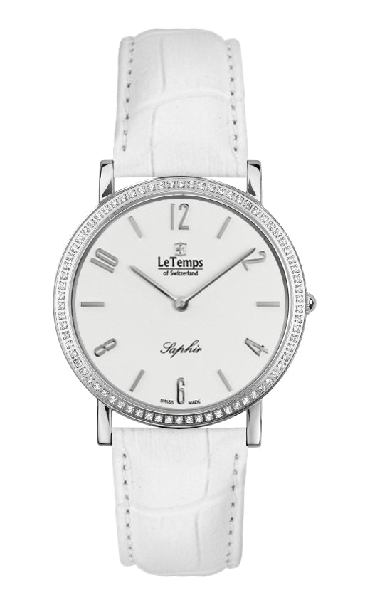 LeTemps ZAFIRA SLIM SWAROVSKI SAPHIR QUARZ WATCH 30M