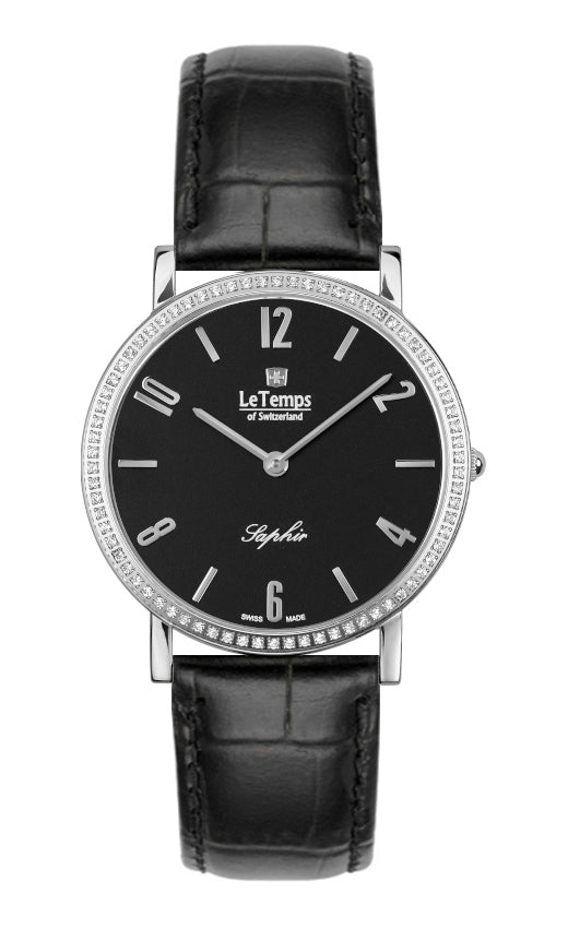 LeTemps ZAFIRA SLIM SWAROVSKI SAPHIR QUARZ WATCH 30M