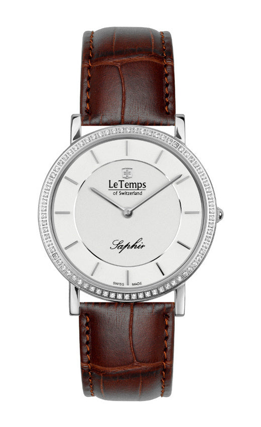 LeTemps ZAFIRA SLIM SWAROVSKI SAPHIR QUARZ WATCH 30M