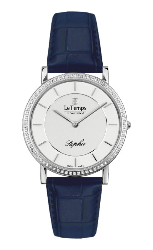 LeTemps ZAFIRA SLIM SWAROVSKI SAPHIR QUARZ WATCH 30M