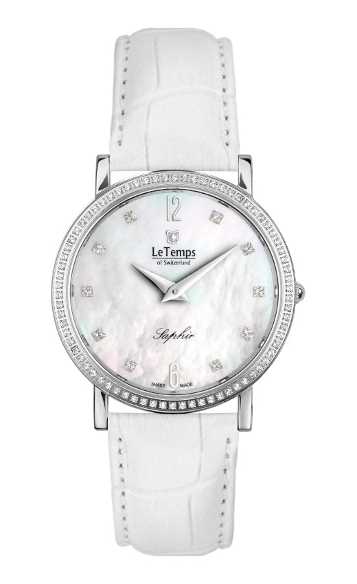 LeTemps ZAFIRA SLIM SWAROVSKI SAPHIR QUARZ WATCH 30M