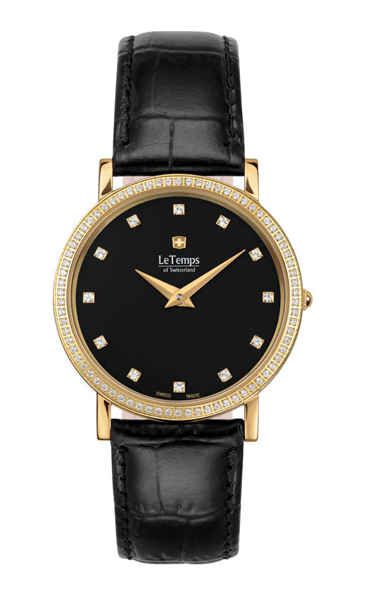 LeTemps ZAFIRA SLIM SWAROVSKI SAPHIR QUARZ WATCH 30M