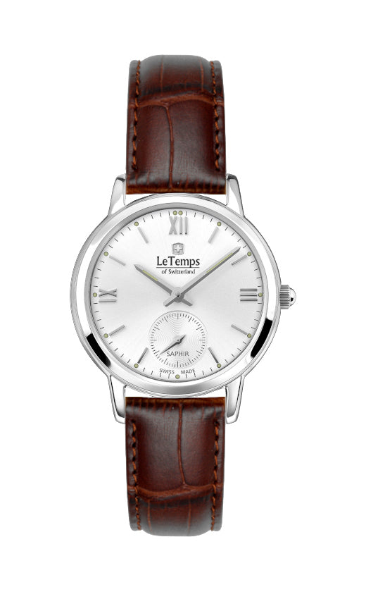 LeTemps FLAT ELEGANCE LADY SAPHIR QUARZ WATCH 30M