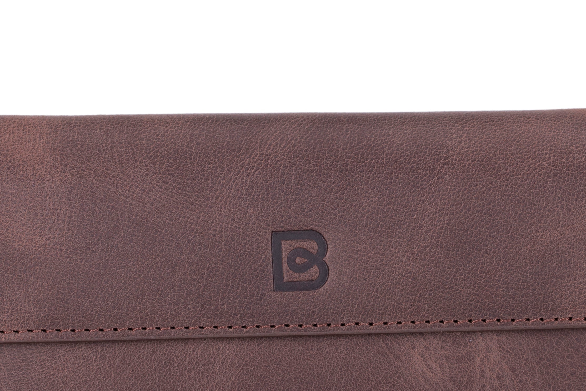 Aslant Belt iPhone 16 Pro Max Leather Case - Phonebazaar