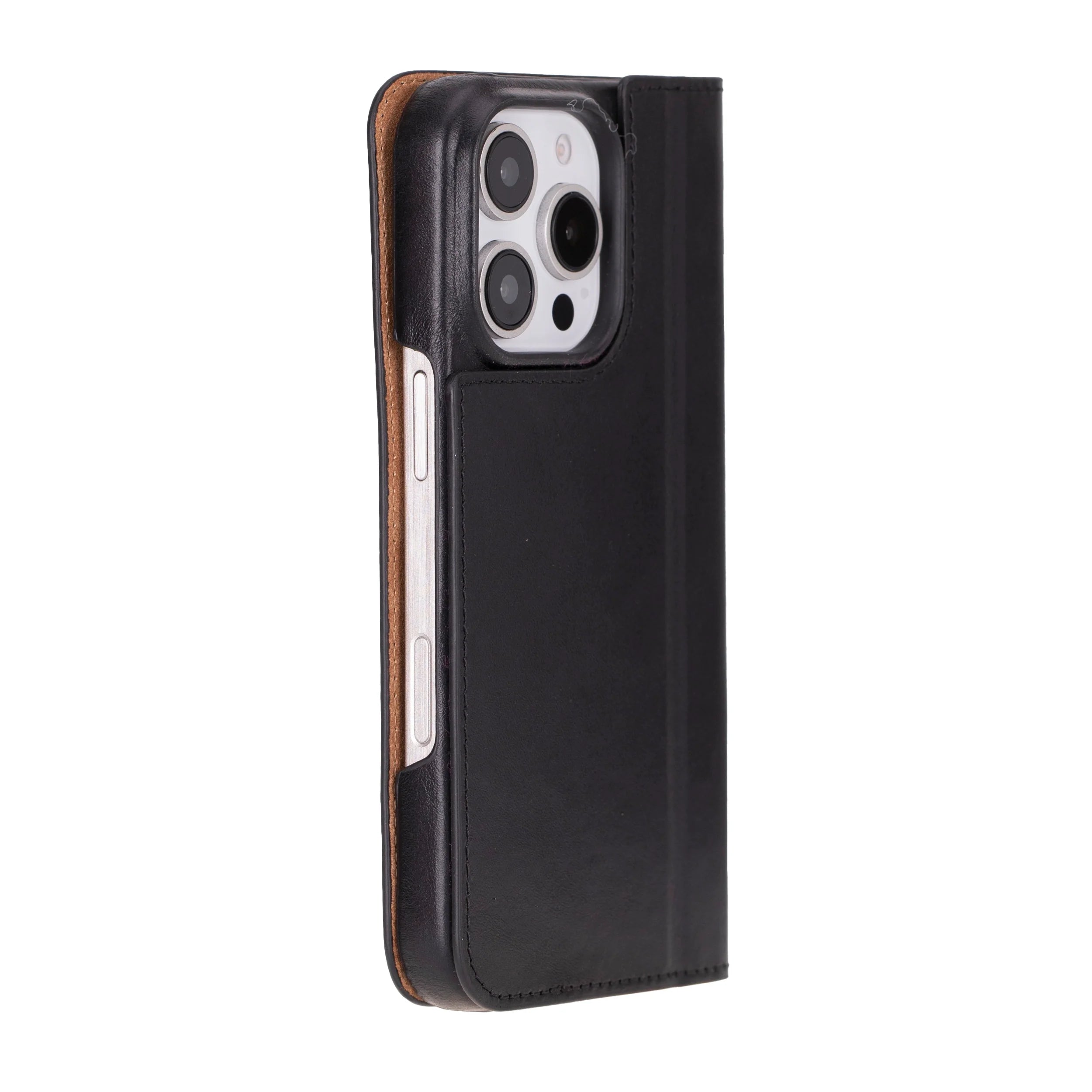 Sonat iPhone 16 Pro / 16 Pro Max Lederhülle - Stil & Funktion Perfekt Kombiniert