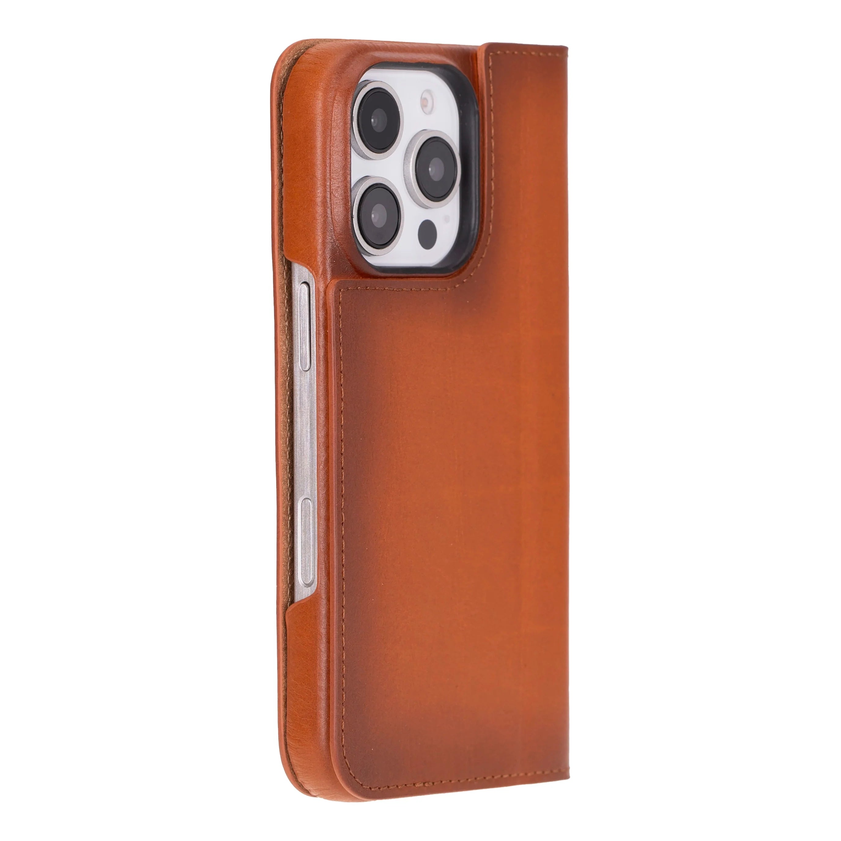 Sonat iPhone 16 Pro / 16 Pro Max Lederhülle - Stil & Funktion Perfekt Kombiniert