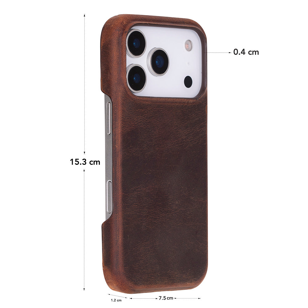 iPhone 17 Pro (6.3") Ultimate-Jackett Echtleder Dünne Hülle