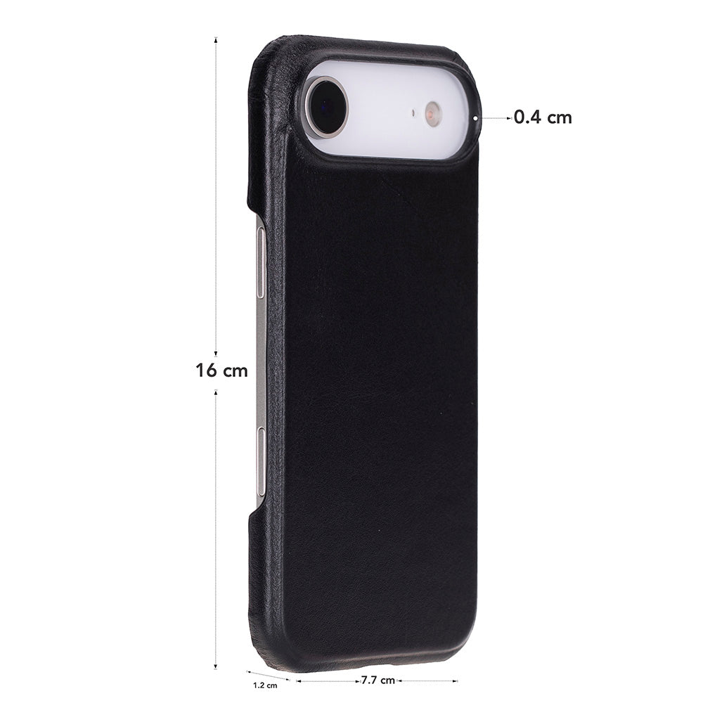 iPhone 17 Air (6.9") Ultimate-Jackett Echtleder Dünne Hülle