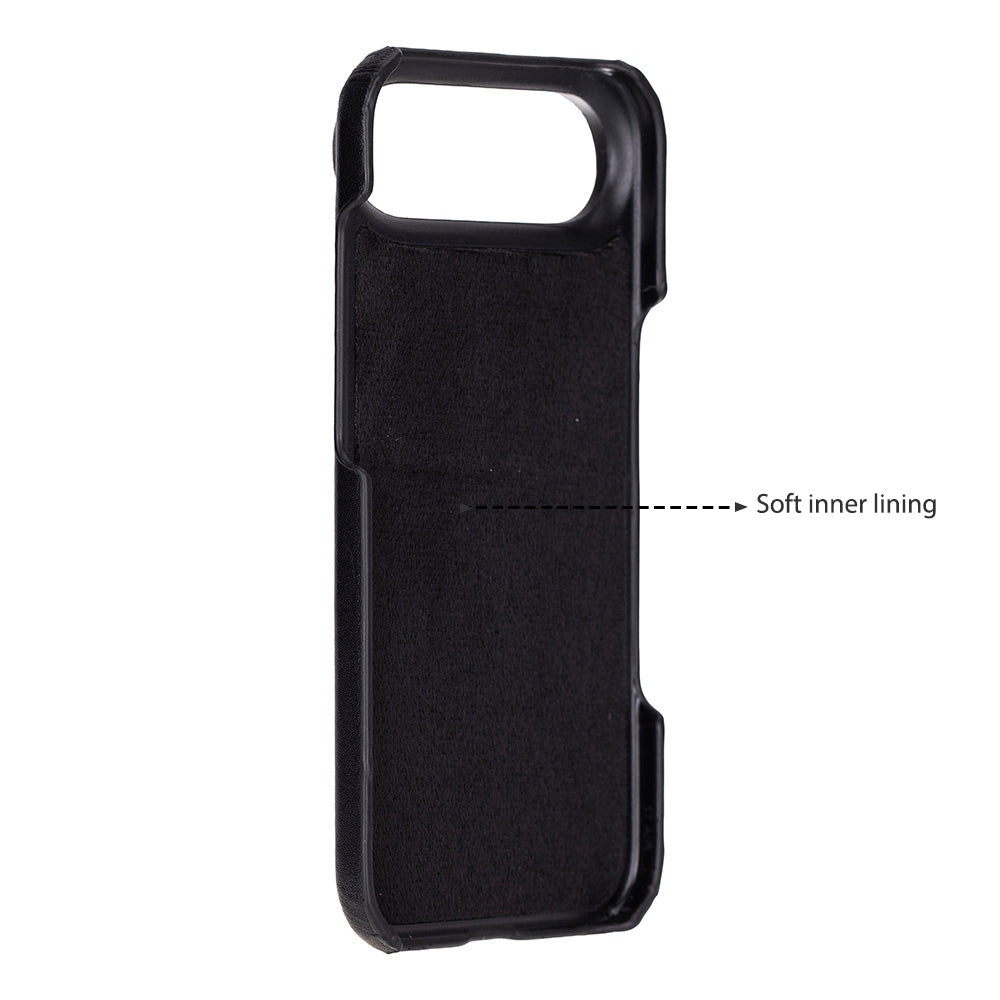 iPhone 17 Air (6.9") Ultimate-Jackett Echtleder Dünne Hülle