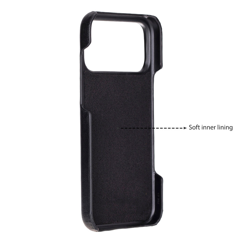iPhone 17 Pro Max (6.9") Ultimate-Jacket Echtleder Dünne Hülle