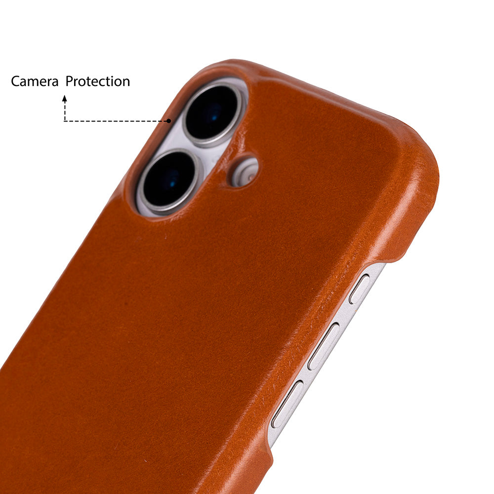 iPhone 17 (6.3") Ultimate-Jackett Echtleder Dünne Hülle