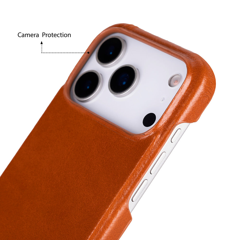 iPhone 17 Pro (6.3") Ultimate-Jackett Echtleder Dünne Hülle