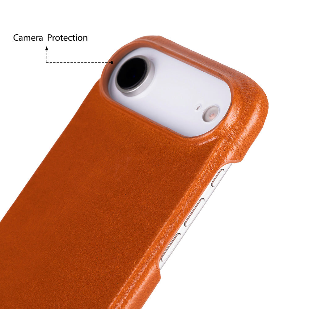 iPhone 17 Air (6.9") Ultimate-Jackett Echtleder Dünne Hülle - Phonebazaar