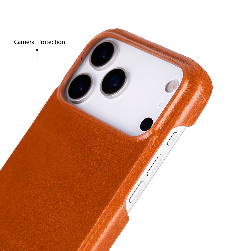 iPhone 17 Pro Max (6.9") Ultimate-Jacket Echtleder Dünne Hülle