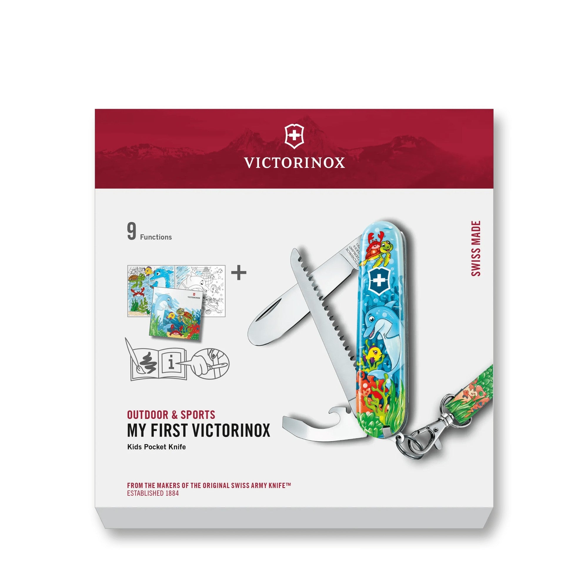 Victorinox My First Victorinox Sets für Kinder, Tier-Edition mit Gravur