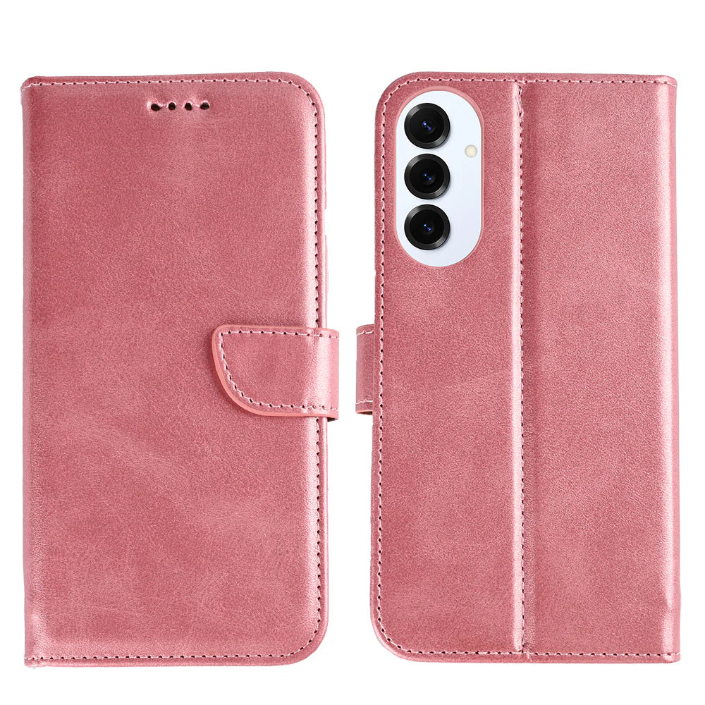 Rixus Book Case Wallet Case für Samsung Galaxy S25 Edge Rosegold