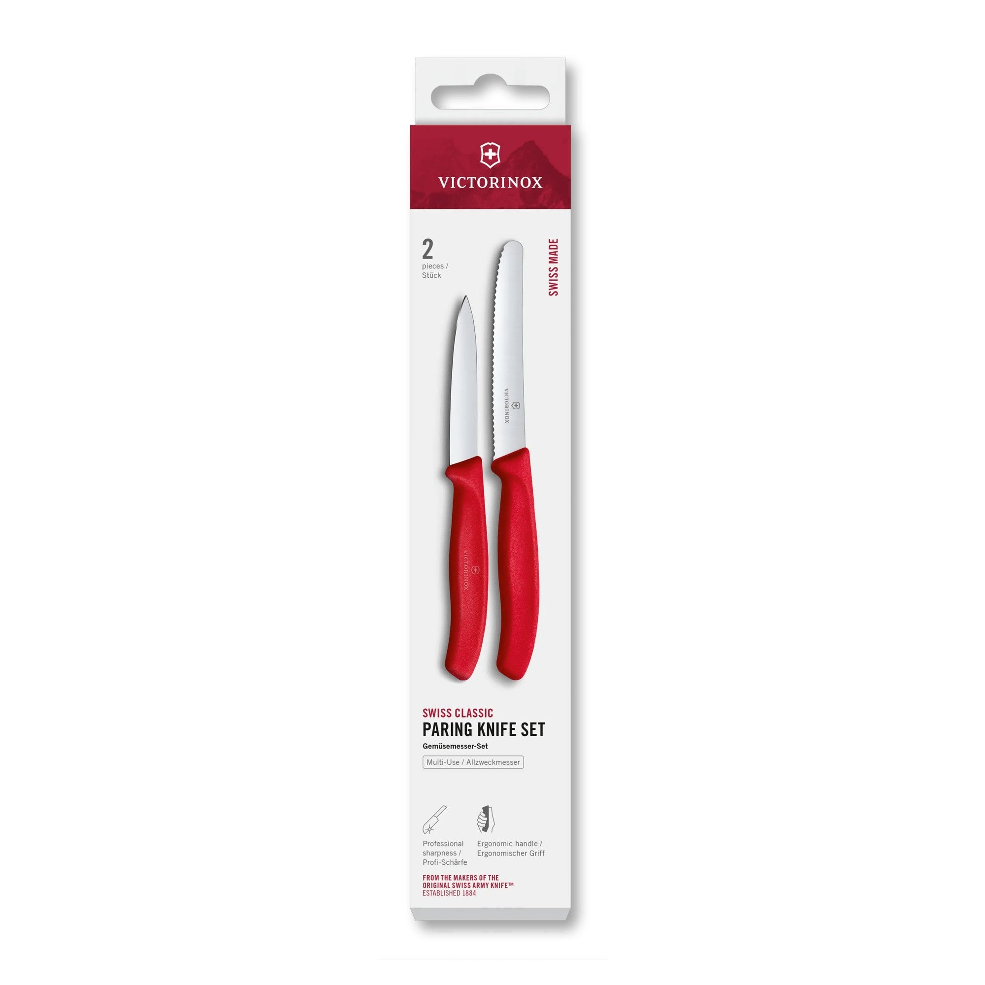 Victorinox Swiss Classic Gemüsemesser-Set, 2-teilig, 11 cm