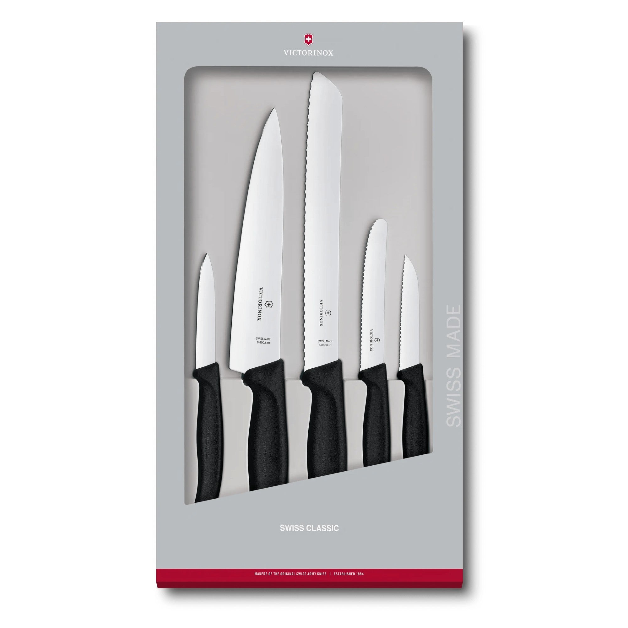 Victorinox Swiss Classic Küchengarnitur, 5-teilig, 21 cm