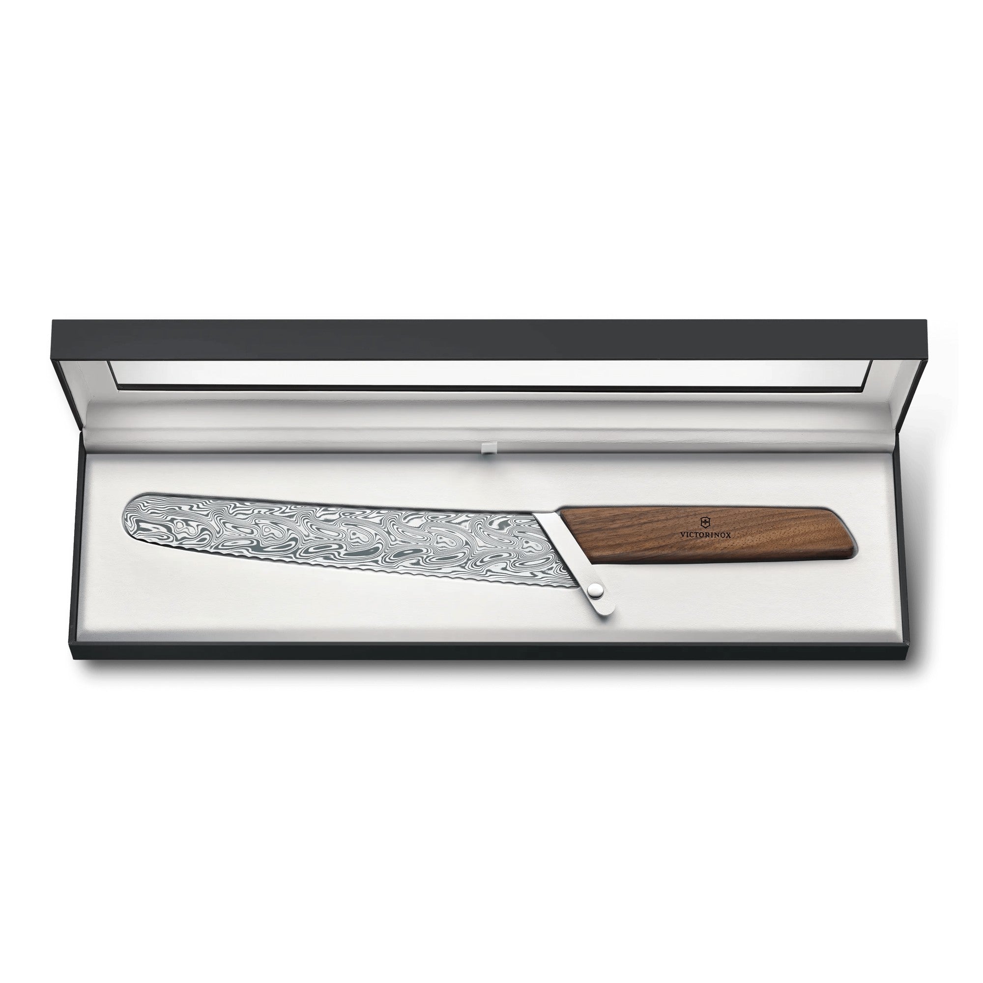 Victorinox Swiss Modern Brot- und Konditormesser Damast Limited Edition 2021, 22 cm